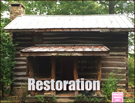 Historic Log Cabin Restoration  Pierpont, Ohio